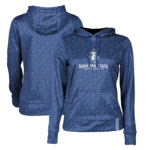Women's ProSphere Blue Sonoma State Seawolves Cross Country Pullover Hoodie