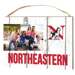 Northeastern Huskies 8" x 10" Weathered Clip It Frame