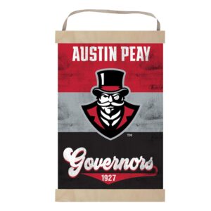 Austin Peay State Governors Reversible Retro Logo Banner Sign