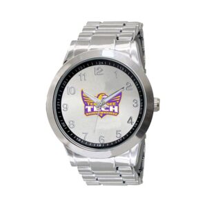 Men's  Silver Tennessee Tech Golden Eagles Integris Stainless Steel Watch