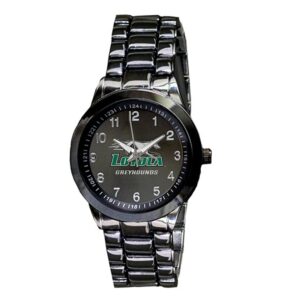 Women's  Gray Loyola Greyhounds Integris Gun Metal Stainless Steel Watch