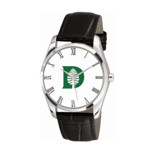 Women's  Black Dartmouth Big Green Berkeley Leather Watch
