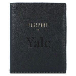 Fossil  Black Yale Bulldogs Travel RFID Passport Case