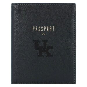 Fossil  Black Kentucky Wildcats Travel RFID Passport Case