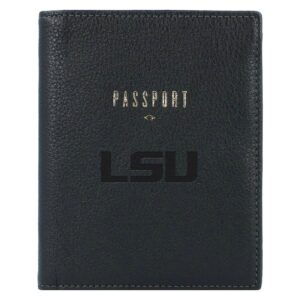 Fossil  Black LSU Tigers Travel RFID Passport Case