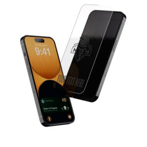 Keyscaper New York Liberty Custom Glass iPhone Disappearing Logo Screen Protector