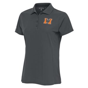 Women's Antigua  Pewter Mercer Bears Legacy Pique Polo