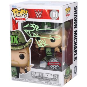 Shawn Michaels WWE Autographed D-Generation X #101 GameStop Exclusive Funko Pop! Vinyl Figure