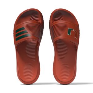 Unisex adidas  Orange Miami Hurricanes Alphabounce 2.0 Slide Sandals