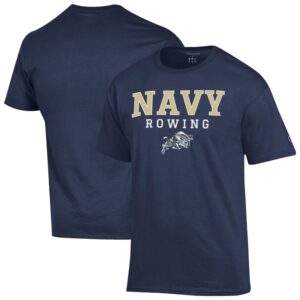 Men's Champion Navy Navy Midshipmen Rowing Jersey T-Shirt