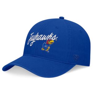 Men's Top of the World Royal Kansas Jayhawks Heritage CeeCee Adjustable Hat