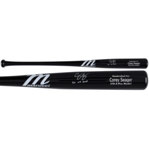 Corey Seager Texas Rangers Autographed 2023 MLB World Series Champions Marucci Game Model Bat with "2X WS MVP" Inscription