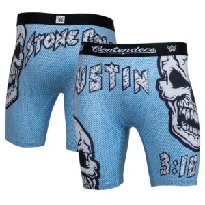Men's Contenders Clothing Blue "Stone Cold" Steve Austin Boxer Briefs