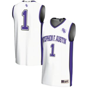Unisex GameDay Greats White  Stephen F Austin Lumberjacks #1 Basketball Jersey