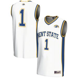 Unisex GameDay Greats White  Kent State Golden Flashes #1 Basketball Jersey