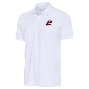 Men's Antigua White Austin Cindric Tribute Polo