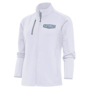 Women's Antigua  White Stewart-Haas Racing Generation Full-Zip Jacket