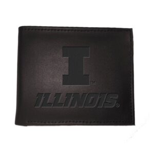 Black Illinois Fighting Illini Hybrid Bi-Fold Wallet