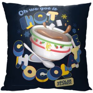 The Northwest Group The Polar Express 18" x 18" Holiday Pillow
