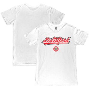 Men's 1863FC  White Brentford FC Script Slub T-Shirt