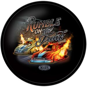 NHRA Rumble on the Track 17.5" Modern Disc Wall Sign