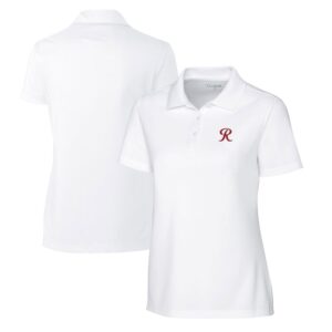 Women's Cutter & Buck  White Tacoma Rainiers Clique Spin Eco Performance Pique Women's Polo