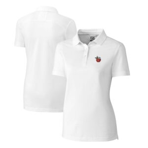 Women's Cutter & Buck White Fort Wayne TinCaps Advantage Tri-Blend Pique Polo