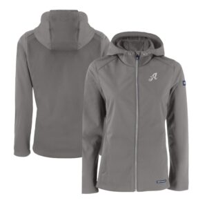 Women's Cutter & Buck  Steel Reno Aces Evoke Eco Softshell Recycled Full-Zip Jacket