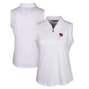 Women's Cutter & Buck  White Buffalo Bisons Forge DryTec Stretch Sleeveless Polo