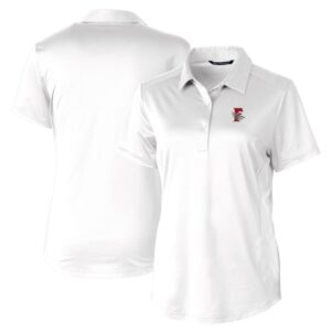 Women's  Cutter & Buck  White Fresno Grizzlies Prospect Textured Stretch Polo