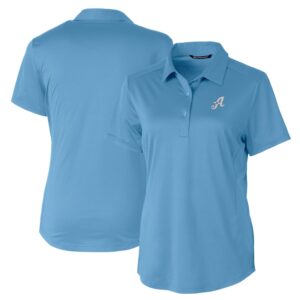 Women's  Cutter & Buck  Powder Blue Reno Aces Prospect Textured Stretch Polo
