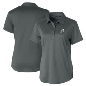 Women's  Cutter & Buck  Gray Reno Aces Prospect Textured Stretch Polo