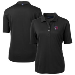 Women's Cutter & Buck Black Buffalo Bisons Virtue DryTec Eco Pique Recycled Polo