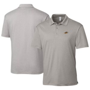 Men's Cutter & Buck  Heather Gray Akron RubberDucks  Clique Charge Active Polo