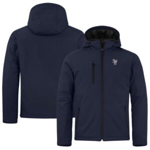 Men's Cutter & Buck  Navy Scranton Wilkes-Barre RailRiders  Clique Equinox Insulated Softshell Full-Zip Jacket