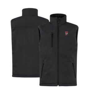Men's Cutter & Buck  Black Fresno Grizzlies  Clique Equinox Insulated Softshell Vest