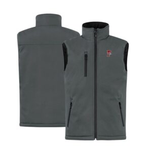 Men's Cutter & Buck  Steel Fresno Grizzlies  Clique Equinox Insulated Softshell Vest