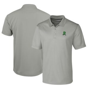 Men's Cutter & Buck  Silver Dayton Dragons  Clique Ice Pique Tech Polo