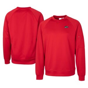 Unisex Cutter & Buck Red Rocket City Trash Pandas Clique Lift Eco Performance Sweatshirt