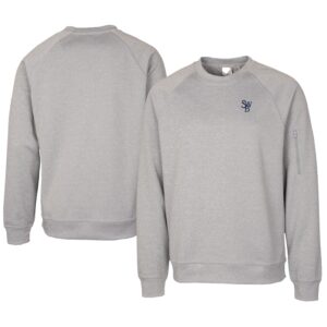 Unisex Cutter & Buck Gray Scranton Wilkes-Barre RailRiders Clique Lift Eco Performance Sweatshirt