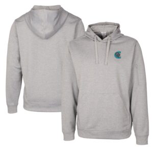 Unisex Cutter & Buck Gray Charlotte Knights Clique Lift Eco Performance Pullover Hoodie Sweatshirt