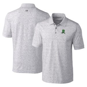 Men's Cutter & Buck  Gray Dayton Dragons Advantage Tri-Blend Space Dye Polo