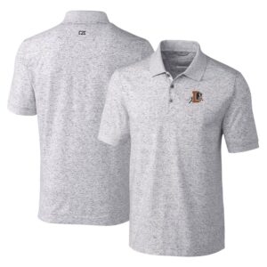 Men's Cutter & Buck  Gray Durham Bulls Advantage Tri-Blend Space Dye Polo