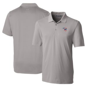 Men's Cutter & Buck  Gray Iowa Cubs DryTec Forge Stretch Polo