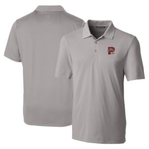 Men's Cutter & Buck  Gray Portland Sea Dogs DryTec Forge Stretch Polo