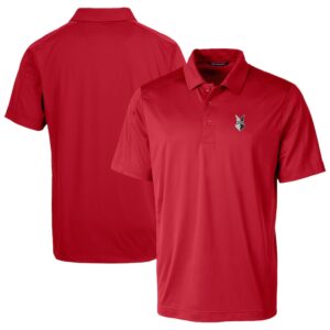 Men's Cutter & Buck Red Indianapolis Indians Prospect Textured Stretch Polo
