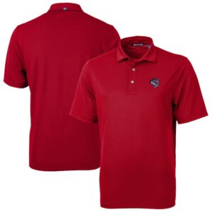Men's Cutter & Buck Cardinal Binghamton Rumble Ponies Virtue Eco Pique Recycled Polo