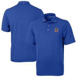 Men's Cutter & Buck Royal Durham Bulls Virtue Eco Pique Recycled Polo