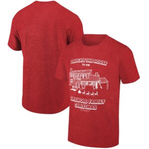 Men's Ripple Junction Heather Red National Lampoon's Christmas Vacation  Holiday Graphic T-Shirt
