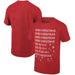 Men's Ripple Junction Heather Red National Lampoon's Christmas Vacation  Holiday Graphic T-Shirt